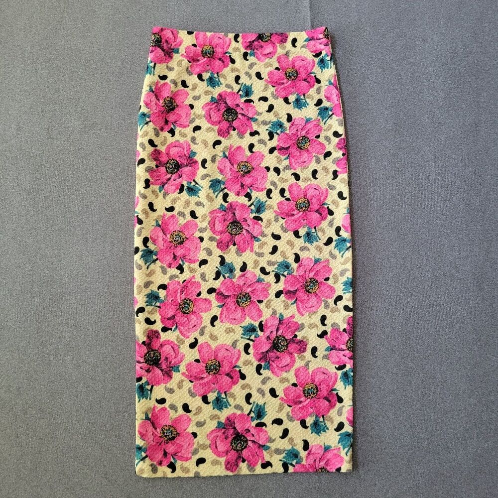 Rotate Birger Floral Pink Pencil Skirt